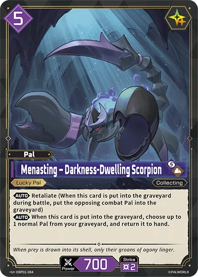 Menasting – Darkness-Dwelling Scorpion